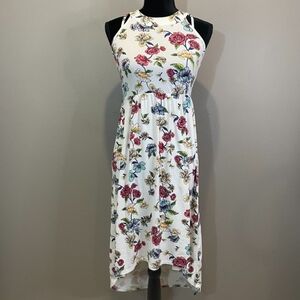4/$15 Floral Sleeveless Dress Paper Doll sz 16 Girls Sleeveless Layer High Low